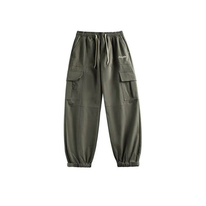 Autumn Outdoor Retro Pocket Overalls Men's Loose Straight Casual Cargo Pant - www.Shopthatapp.com