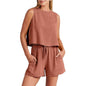 Women Summer Casual 2pcs Short set Athleisure Outfit - www.Shopthatapp.com