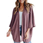 Short Sleeve Waffle Gerson Winter Fleece Women's Cardigan - www.Shopthatapp.com