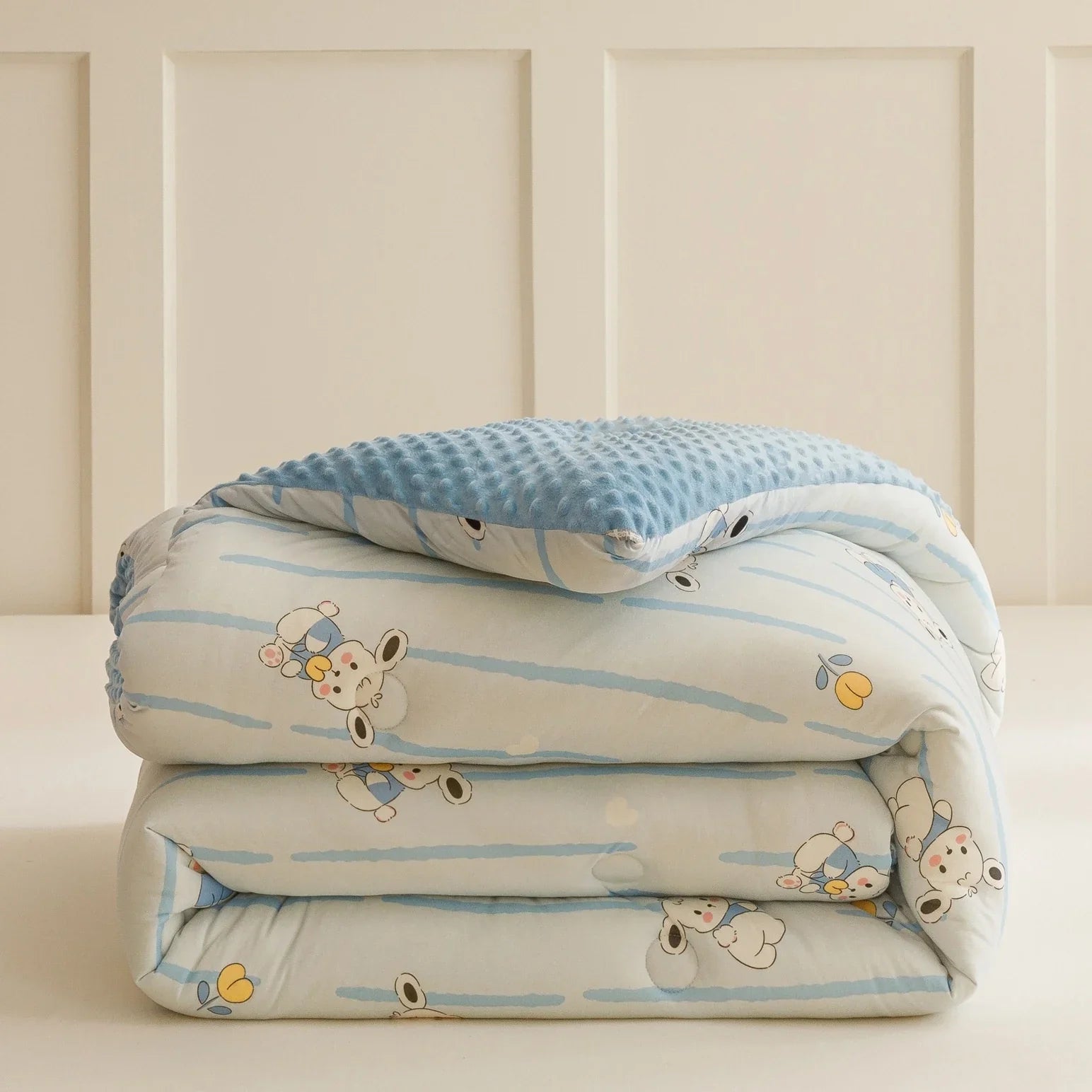 Beanie Velvet Quilt Soybean Fiber Duvet Insert Autumn And Winter - www.Shopthatapp.com