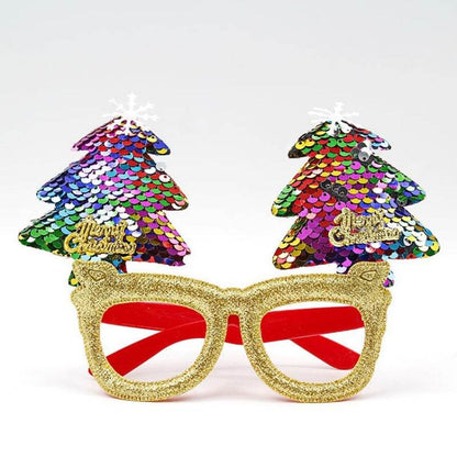 Christmas Creative Party Gathering Dress Up Glasses - www.Shopthatapp.com