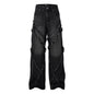 Wash Distressed Stitching Baggy Jeans Pant With Whiskers Same Style For Men And Women - www.Shopthatapp.com