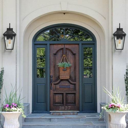 Modern Outdoor Waterproof Wall Lights fixture Support Many Types Of Bulb-2 Packs - www.Shopthatapp.com