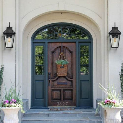 Modern Outdoor Waterproof Wall Lights fixture Support Many Types Of Bulb-2 Packs - www.Shopthatapp.com