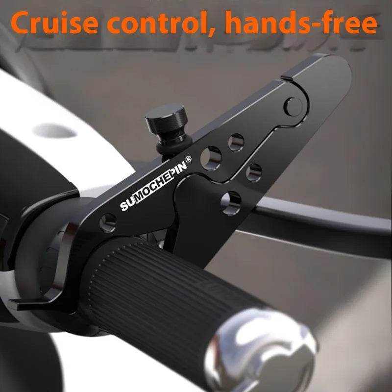 Motorcycle Throttle Grip CNC Aluminum Lock Assist Retainer Universal Cruise Control Bike Throttle Wrist Grip Handle Bar - www.Shopthatapp.com