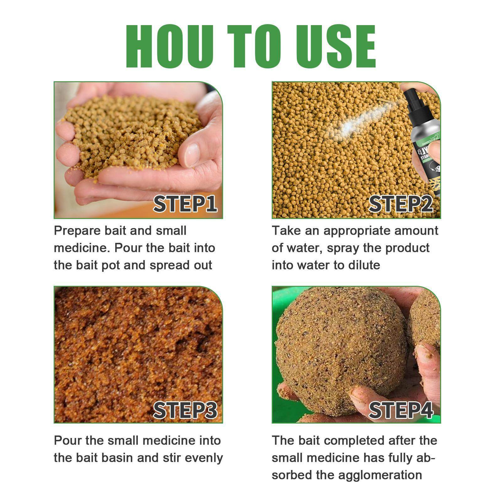 Igbang Wild Fishing Bait Small Medicine Fish Attractant - www.Shopthatapp.com