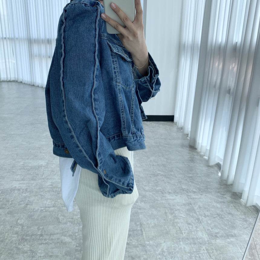 Design Loose Denim Jacket For Women - www.Shopthatapp.com