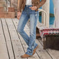 Women's Embroidered Bootcut Slim Fit Jeans - www.Shopthatapp.com