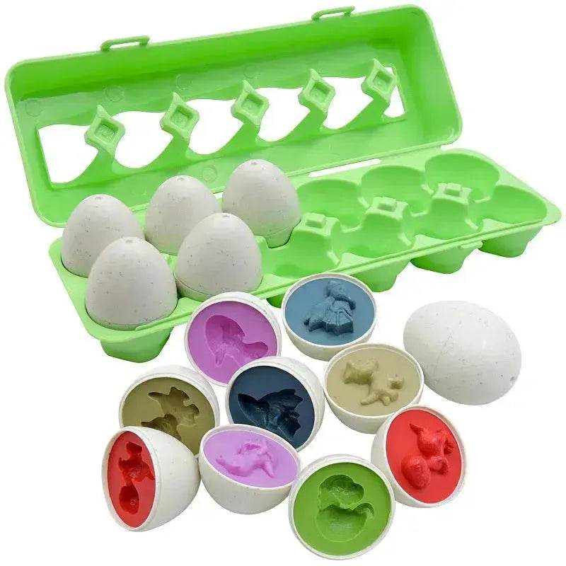 Baby Learning Educational Toy Smart Egg Toy Games Shape Matching Sorters Toys Montessori Eggs Toys For Kids Children - www.Shopthatapp.com
