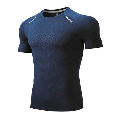Muscle fit Gym T-shirt exercise shirts men's athletic shirt