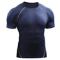 Quick Drying Men Short Sleeve Exercise Running Workout T-shirt Top - www.Shopthatapp.com