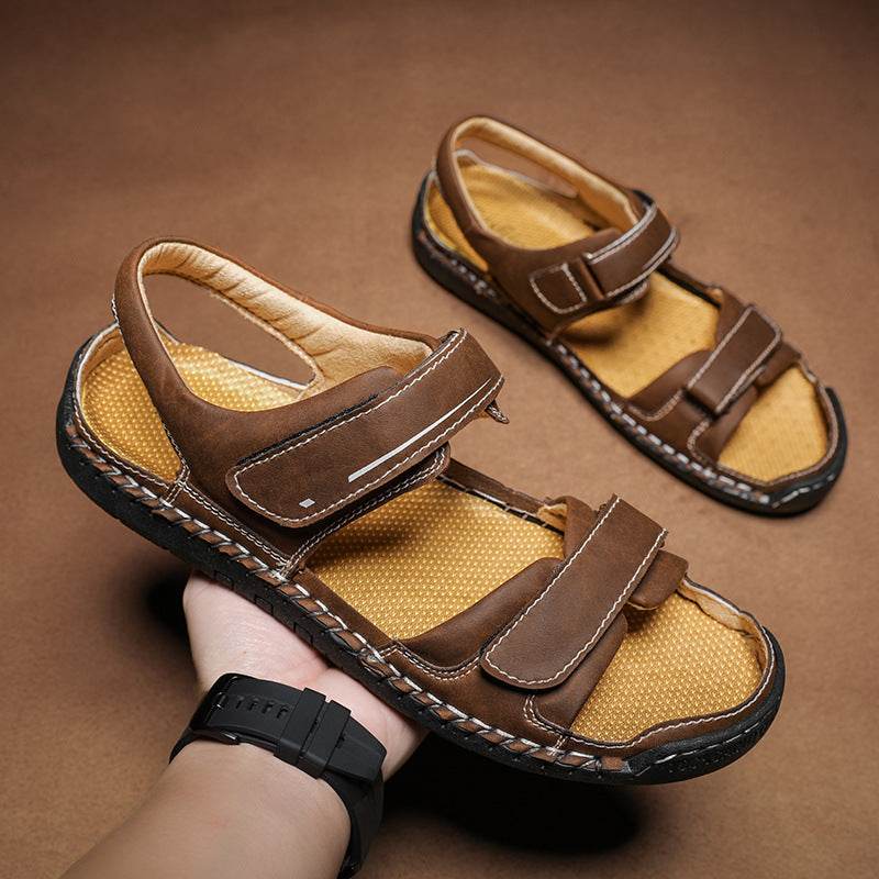 Men's Sandals Casual Trend Leather Sandals Men's Wholesale - www.Shopthatapp.com