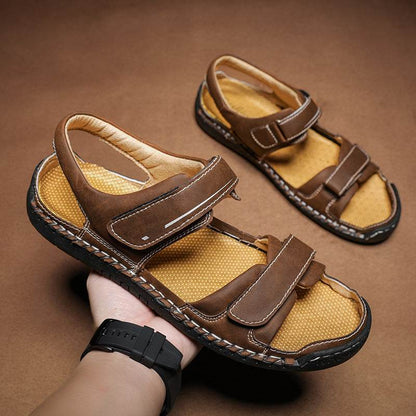 Men's Sandals Casual Trend Leather Sandals Men's Wholesale - www.Shopthatapp.com