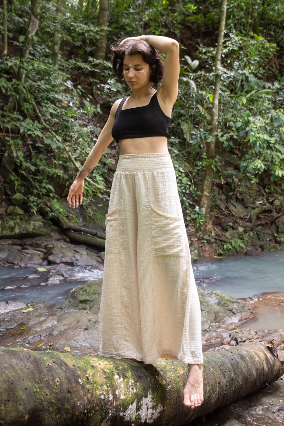Relaxed Fit Flowing Lounge Pants - www.Shopthatapp.com