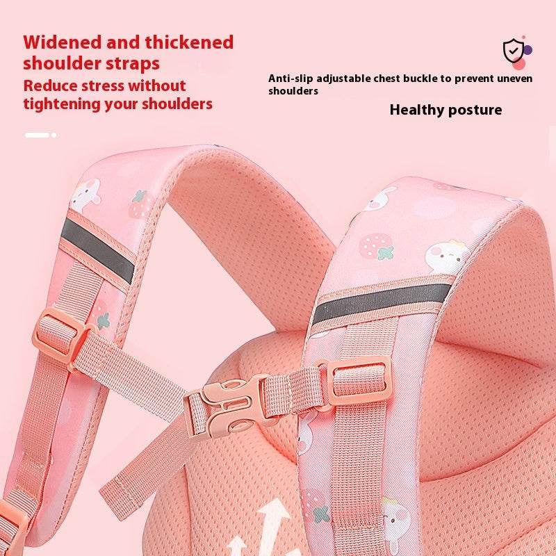 6-12-year-old Primary School Children Girls Backpack Large Capacity Schoolbag - www.Shopthatapp.com #