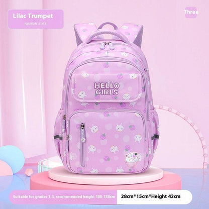 6-12-year-old Primary School Children Girls Backpack Large Capacity Schoolbag - www.Shopthatapp.com #