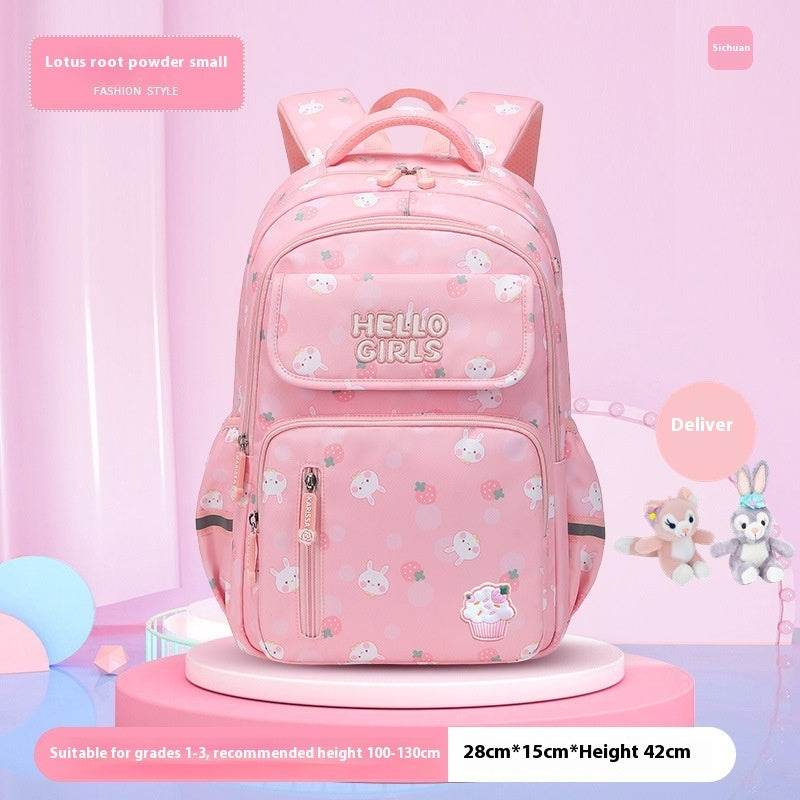 6-12-year-old Primary School Children Girls Backpack Large Capacity Schoolbag - www.Shopthatapp.com #