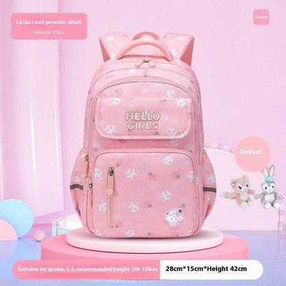 6-12-year-old Primary School Children Girls Backpack Large Capacity Schoolbag - www.Shopthatapp.com #