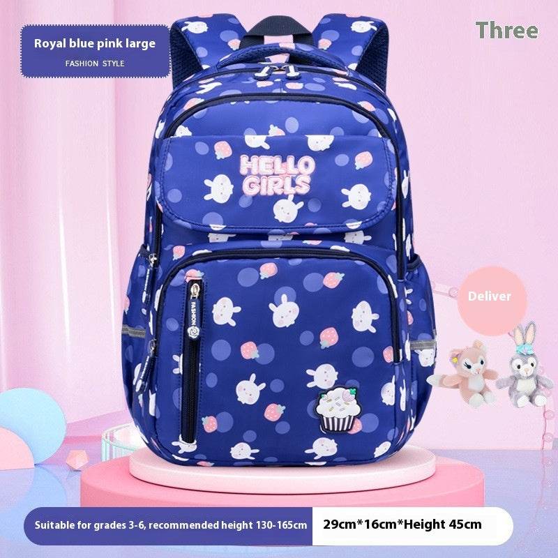 6-12-year-old Primary School Children Girls Backpack Large Capacity Schoolbag - www.Shopthatapp.com #