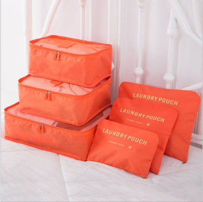 6 PCS Travel Storage Bag Set for Clothes Tidy Organizer - www.Shopthatapp.com