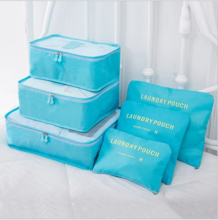 6 PCS Travel Storage Bag Set for Clothes Tidy Organizer - www.Shopthatapp.com