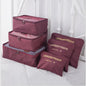 6 PCS Travel Storage Bag Set for Clothes Tidy Organizer - www.Shopthatapp.com