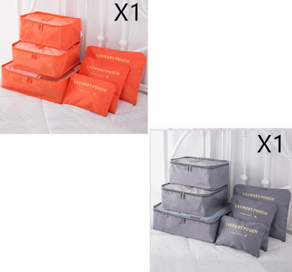 6 PCS Travel Storage Bag Set for Clothes Tidy Organizer - www.Shopthatapp.com