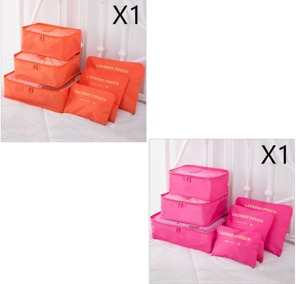 6 PCS Travel Storage Bag Set for Clothes Tidy Organizer - www.Shopthatapp.com