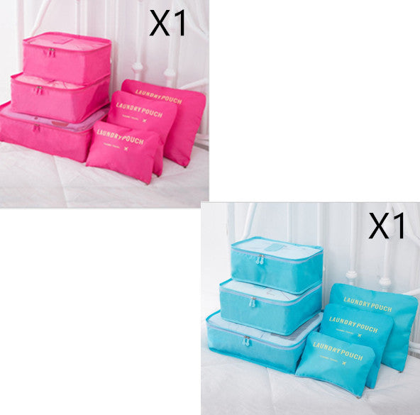 6 PCS Travel Storage Bag Set for Clothes Tidy Organizer - www.Shopthatapp.com