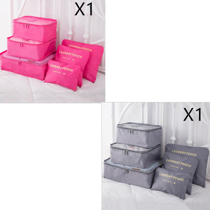 6 PCS Travel Storage Bag Set for Clothes Tidy Organizer - www.Shopthatapp.com