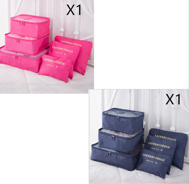 6 PCS Travel Storage Bag Set for Clothes Tidy Organizer - www.Shopthatapp.com