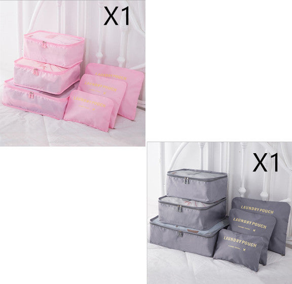 6 PCS Travel Storage Bag Set for Clothes Tidy Organizer - www.Shopthatapp.com