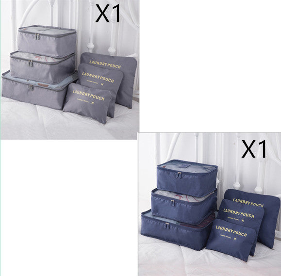 6 PCS Travel Storage Bag Set for Clothes Tidy Organizer - www.Shopthatapp.com