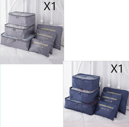 6 PCS Travel Storage Bag Set for Clothes Tidy Organizer - www.Shopthatapp.com