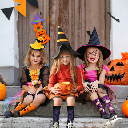 6 Pairs Halloween Christmas Socks For Men Women Girls Funny Xmas Socks Santa Claus Elk Cotton Sock Set-Cannot Be Listed On Amazon Platform - www.Shopthatapp.com