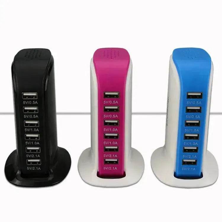 6 Port USB Sailboat Power Strip Charger - www.Shopthatapp.com