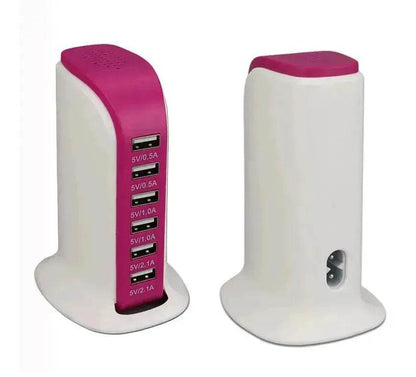 6 Port USB Sailboat Power Strip Charger - www.Shopthatapp.com