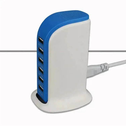 6 Port USB Sailboat Power Strip Charger - www.Shopthatapp.com