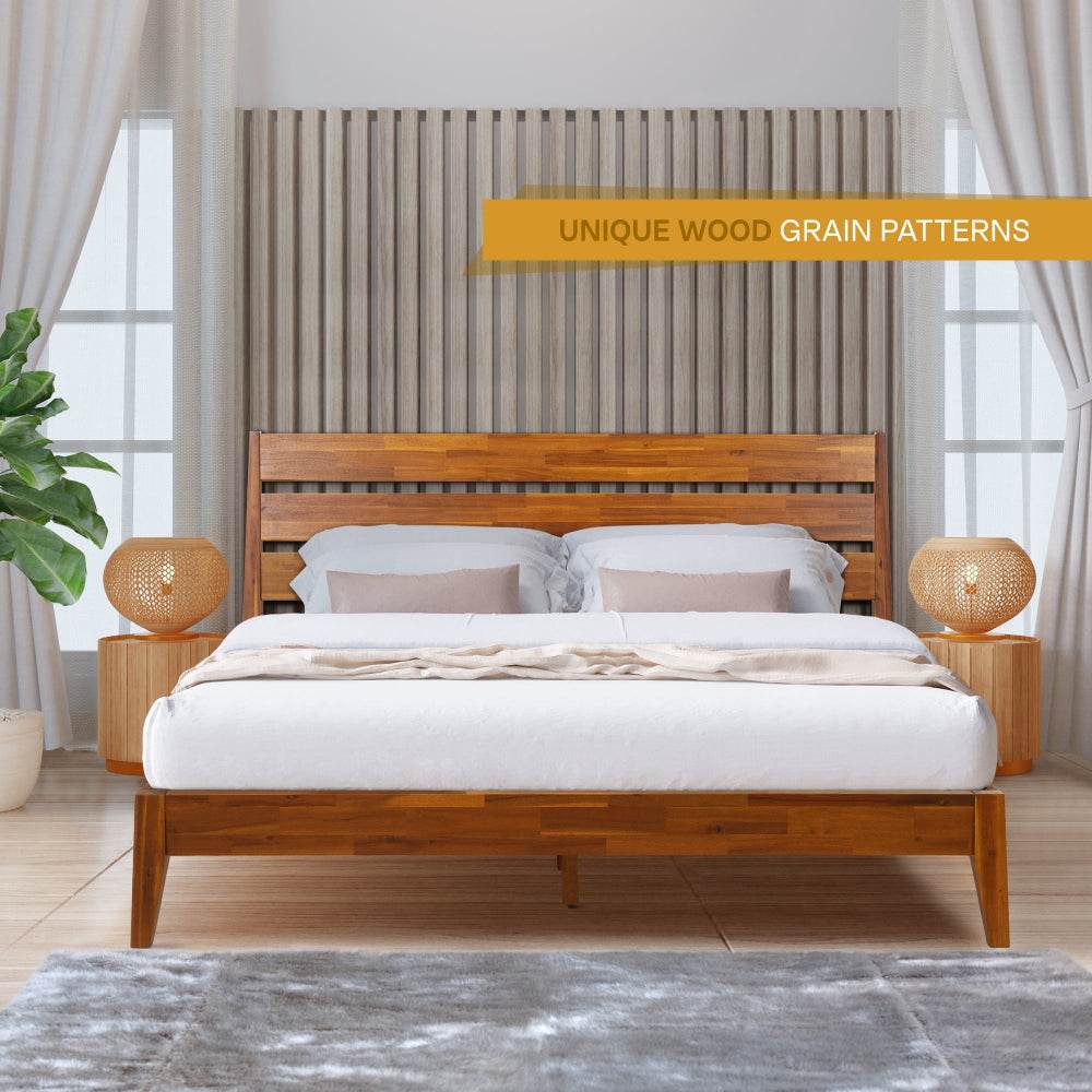 Emery Deluxe Wood Platform Bed Frame - www.Shopthatapp.com