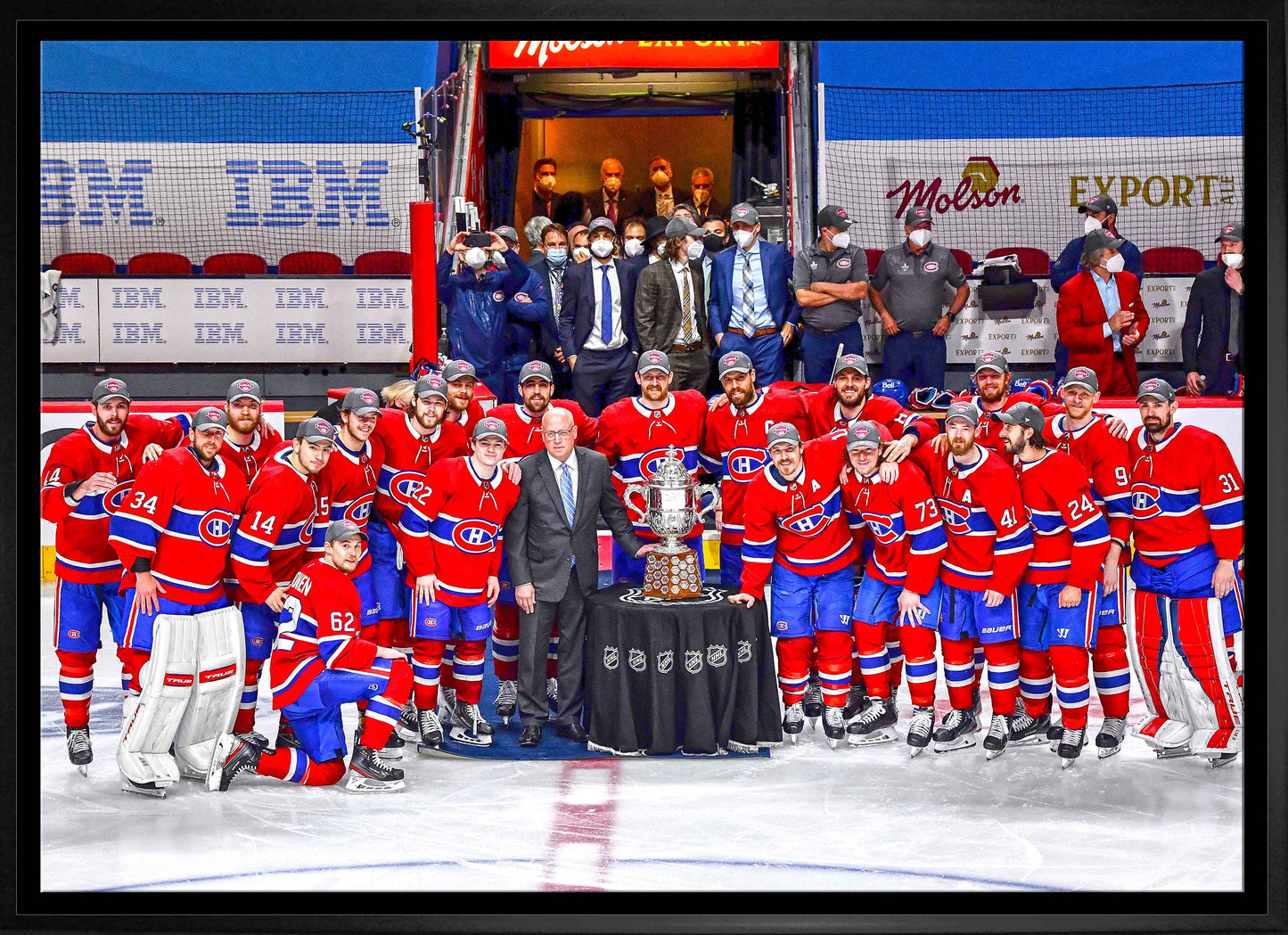 Montreal Canadiens Framed 20x29 Clarence S. Campbell Bowl Canvas - www.Shopthatapp.com