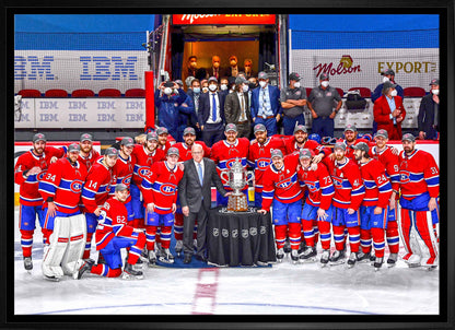 Montreal Canadiens Framed 20x29 Clarence S. Campbell Bowl Canvas - www.Shopthatapp.com