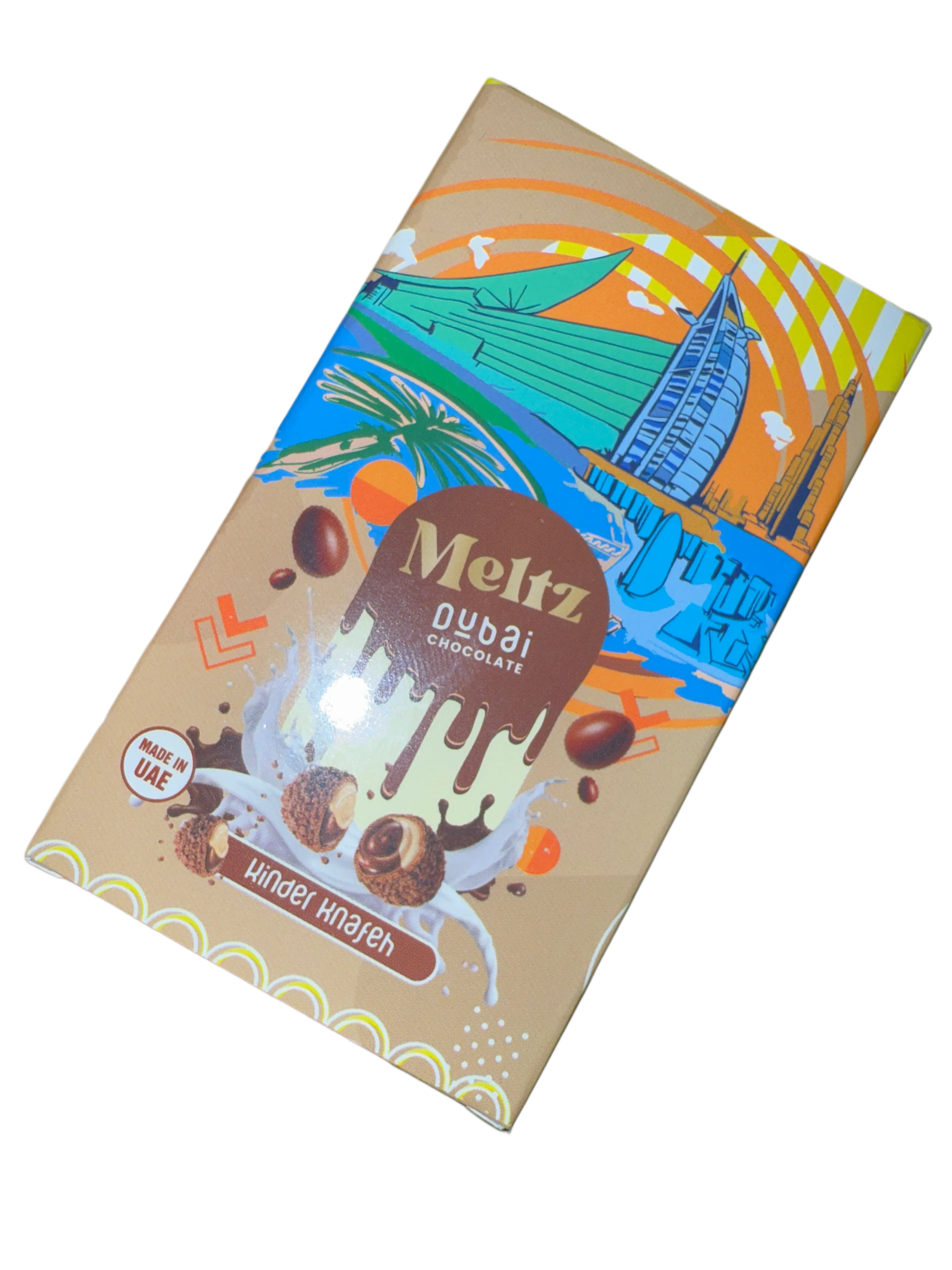 Meltz Dubai Chocolate Kinder Knafeh Flavour 75G - Dubai Edition - www.Shopthatapp.com