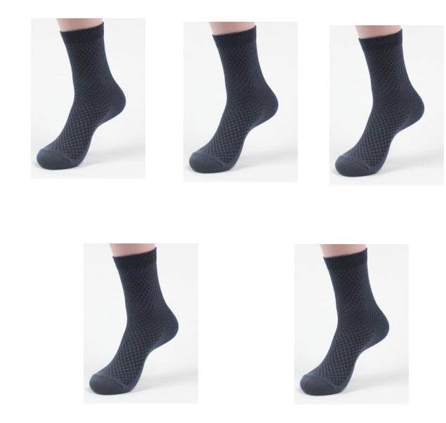 Socks men's new bamboo fiber men's business socks - www.Shopthatapp.com