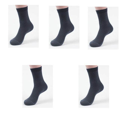 Socks men's new bamboo fiber men's business socks - www.Shopthatapp.com