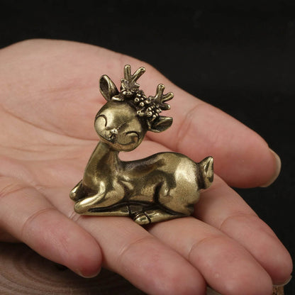 Christmas Sled Creative Antique Reproduction Distressed Ornaments Brass Crafts - www.Shopthatapp.com