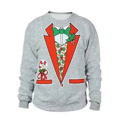 Ugly Christmas Sweater For gift Santa Deer Elf Funny Pullover - www.Shopthatapp.com
