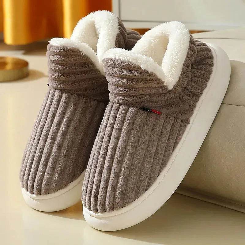 Winter Men's And Women's Same Style Cotton Slippers - www.Shopthatapp.com