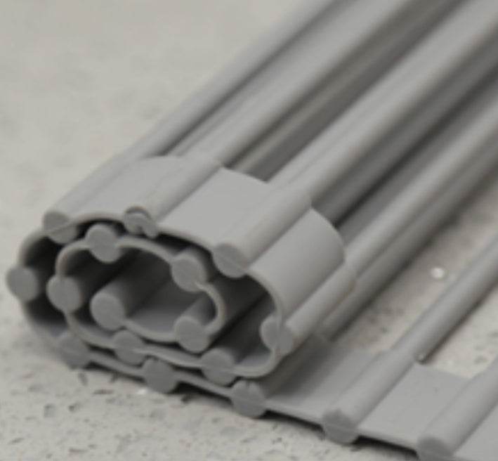 Folding Kitchen Drain Sink Rack Stainless Steel sink caddies - www.Shopthatapp.com