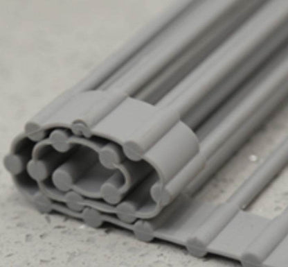 Folding Kitchen Drain Sink Rack Stainless Steel sink caddies - www.Shopthatapp.com