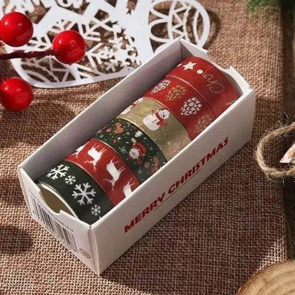 Creative Christmas Gift And Paper Adhesive Tape Journal Tape Christmas Decoration Material Cute Christmas Tape - www.Shopthatapp.com